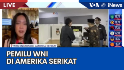 Laporan VOA untuk iNews TV: Pemilu WNI di Amerika Serikat