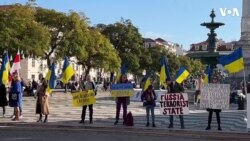 Portuqaliyada yaşayan ukraynalılar Ukrayna Birlik Gününü qeyd ediblər