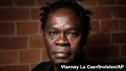 FILE - Senegalese singer-songwriter Baaba Maal poses for a portrait photograph in London, Wednesday, April 12, 2023. 