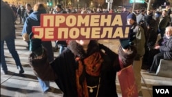 Predizborni skup koalicije "Srbija protiv nasilja" u Beogradu (foto: Stefan Miljuš)