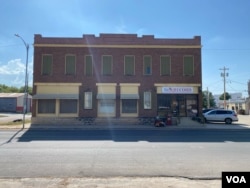 FILE - The Marion County Record office in Marion, Kansas, is located about 60 miles north of Wichita. (Liam Scott/VOA)