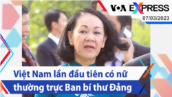 Việt Nam lần đầu tiên có nữ thường trực Ban bí thư Đảng | Truyền hình VOA 7/3/23