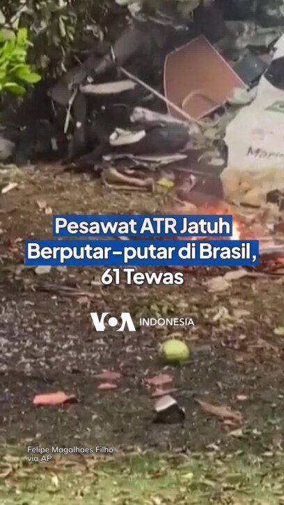 Pesawat ATR Jatuh Berputar-putar di Brasil, 61 Tewas