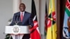 Kenya's President William Ruto speaks during a press conference at State House in Nairobi on July 11, 2024.