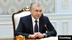 Prezident Mirziyoyev Amerika delegatsiyasi bilan muloqotda, Toshkent, 1-mart, 2023 