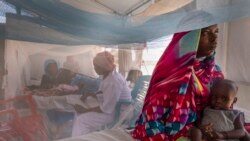 FILE - Sudanese Children suffering from malnutrition are treated at an MSF clinic in Metche Camp, Chad, near the Sudanese border, April 6, 2024.