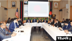 নেসা সেন্টার ফর স্ট্র্যাটেজিক স্টাডিজের একটি প্রতিনিধি দল ওয়াশিংটন ডিসিতে বাংলাদেশ দূতাবাস পরিদর্শন করেন। ১ মে, ২০২৪।