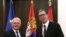 Ambasador SAD Kristofer Hil na sastanku sa predsednikom Srbije Aleksandrom Vučićem