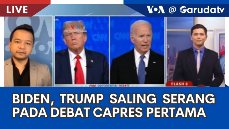 Biden dan Trump Saling Serang Pada Debat Capres Pertama