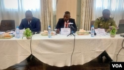 Le panel sur le droit international humanitaire lors du 75e anniversaire de la Convention de Genève à Yaoundé.