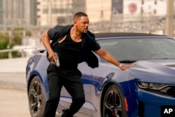 ภาพของ วิล สมิธ ใน "Bad Boys: Ride or Die" จากค่าย Sony Pictures (AP)