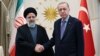 Presiden Turki Tayyip Erdogan menerima kunjungan Presiden Iran Ebrahim Raisi di Ankara, Turki, Rabu 24 Januari 2024.