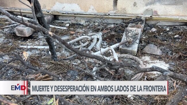 Muerte y desesperación en ambos lados de la frontera Muerte y desesperación en ambos lados de la frontera