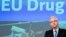 FILE - European Monitoring Centre for Drugs and Drug Addiction Director Alexis Goosdeel addresses the media on the EU Drug Markets Report at EU Commission headquarters in Brussels on Tuesday, April 5, 2016.