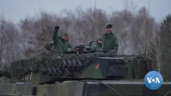 Ukrainian Troops in Poland for Training on Leopard 2 Tanks 