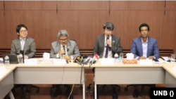 শনিবার (২৬ আগস্ট) ঢাকায় অবস্থিত জপাপানের দূতাবাসে এক আলোচনা সভায় বাংলাদেশে নিযুক্ত জাপানের রাষ্ট্রদূত ইওয়ামা কিমিনোরি। 