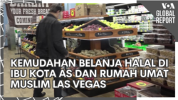 VOA Global Report: Kemudahan Belanja Halal di Ibu Kota AS dan Rumah Umat Muslim Las Vegas