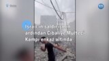 İsrail’in saldırısının ardından Cibaliye Mülteci Kampı enkaz altında
