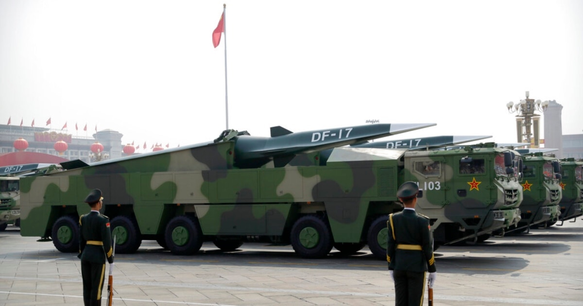 US Defense Officials: China Is Leading in Hypersonic Weapons