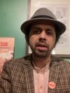 Journalist in exile Taha Siddiqui speaks with VOA about his graphic novel, "Dissident Club," detailing the threats and attacks he survived in Pakistan. (Skype/Nilofar Mughal)