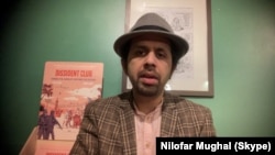 Journalist in exile Taha Siddiqui speaks with VOA about his graphic novel, "Dissident Club," detailing the threats and attacks he survived in Pakistan. (Skype/Nilofar Mughal)