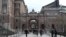 FILE - Pedestrians walk through the buildings of Sweden's Parliament in Stockholm, Sweden, Feb. 25, 2024. 