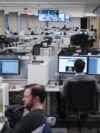 FILE - The Washington Post newsroom is seen on Jan. 28, 2016 in Washington, D.C.