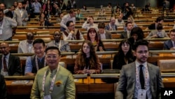 Delegates from the Group of 20 nations attend a tourism meeting in Srinagar, Indian-administered Kashmir, May 22, 2023.