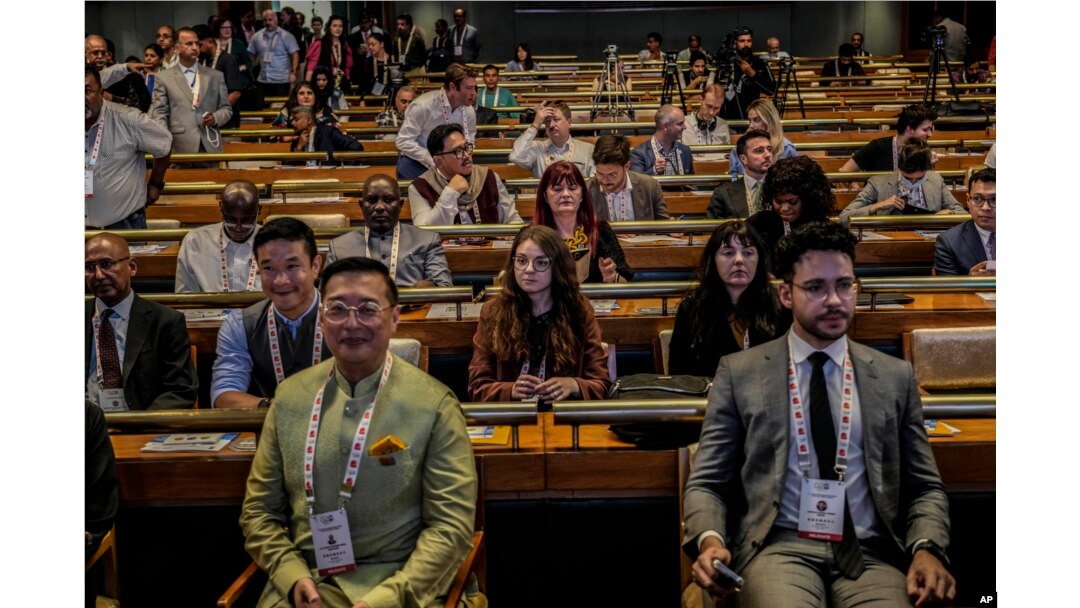 Delegates from the Group of 20 nations attend a tourism meeting in Srinagar, Indian controlled Kashmir, May 22, 2023.