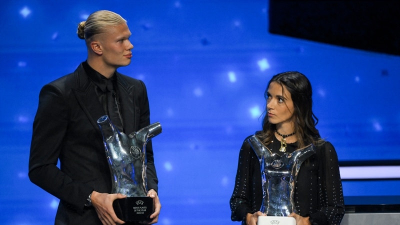 Erling Haaland et Aitana Bonmati sacrés joueur et joueuse UEFA de l'année