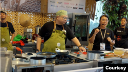 Chef Ragil Imam Wibowo di Ubud Festival. (Foto: Dok Pribadi)