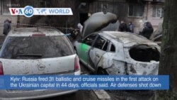 VOA60 World - Ukraine: Russia fires 31 ballistic and cruise missiles on Kyiv 