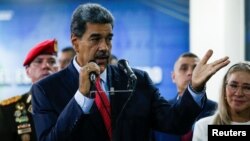 Venezuela's President Nicolas Maduro speaks at the Supreme Court of Justice, in Caracas, Venezuela, July 31, 2024. International pressure mounted on Maduro to release voting records to back his contested election victory claim.