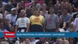 İklim protestosu Us Open maçını 1 saat böldü