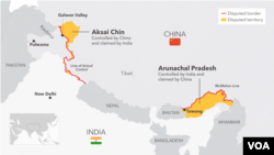 China and India's disputed territories