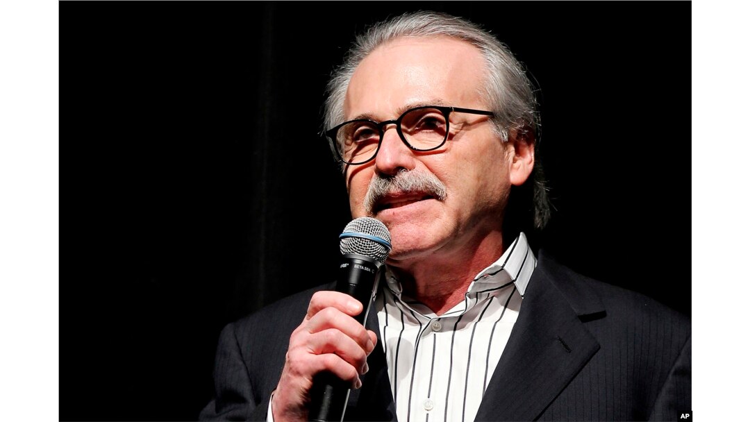 FILE - David Pecker, Ketua dan CEO American Media, di New York, 31 Januari 2014. (Marion Curtis via AP)