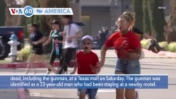 VOA60 America - Texas Mall Shooting Prompts Biden to Renew Call for Gun Control