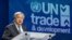 ဆွစ်ဇာလန်နိုင်ငံ ဂျီနီဖာမြို့မှာကျင်းပတဲ့ ကုလကုန်သွယ်ရေးနဲ့ ဖွံ့ဖြိုးရေး (UNCTAD) နှစ် ၆၀ မြောက်အထိမ်းအမှတ်အခမ်းအနားဖွင့်ပွဲမှာ စကားပြောကြားနေတဲ့ ကုသမဂ္ဂအထွေထွေအတွင်းရေးမှူးချုပ် Antonio Guterres (ဇွန် ၁၂၊ ၂၀၂၄)