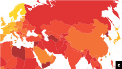 Indeks percepcije korupcije 2023 Transparency International.