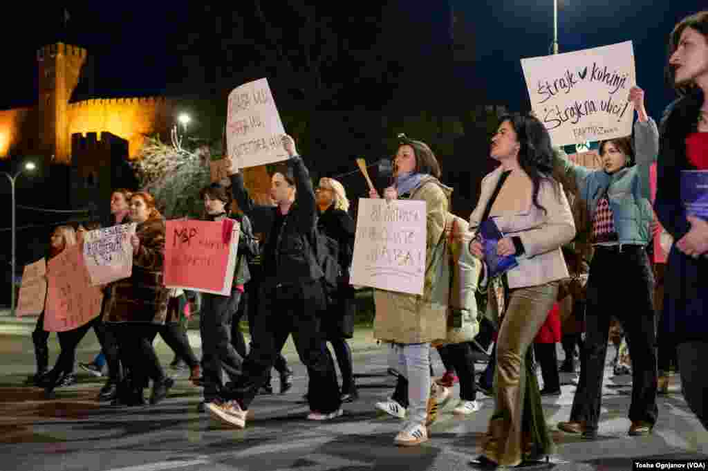 March for women's rights, Skopje