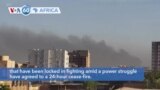 VOA60 Africa - Sudan's warring generals agree to 24-hour cease-fire