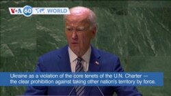 VOA60 World PM - UN: Biden denounces Russia’s invasion of Ukraine