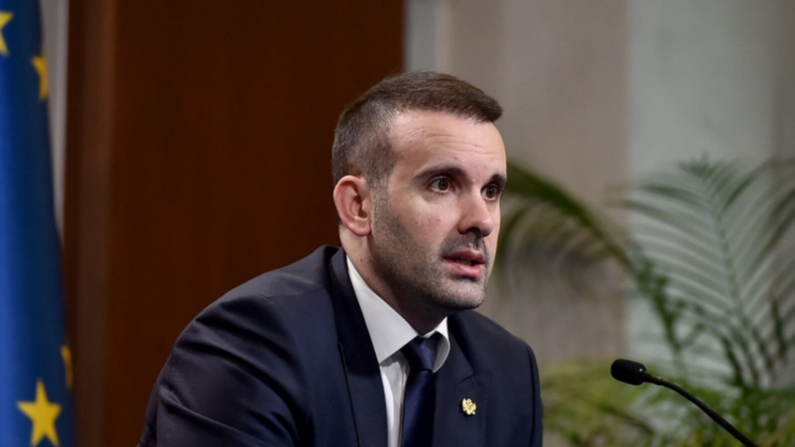 Milojko Spajić, predsednik Vlade Crne Gore, na konferenciji za medije u Podgorici 24. aprila 2024. (Foto: Vlada Crne Gore)