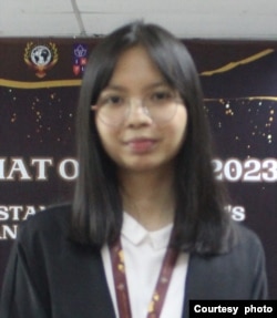 印尼总统大学国际关系学系学生塔瓦卢扬(Jessica Catherine Tawaluyan) (照片提供: 塔瓦卢扬)