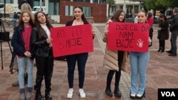 Protest protiv vršnjačkog nasilja u Podgorici