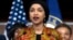 FILE - Rep. Ilhan Omar, a Democrat representing Minnesota, speaks during a news conference on Capitol Hill in Washington, May 24, 2023.