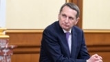 FILE - Kepala Badan Intelijen Luar Negeri Rusia Sergei Naryshkin di Moskow, Rusia, 19 Februari 2024 (Alexander Astafyev, Sputnik, Foto Government Pool via AP)