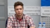 FILE - Belarusian dissident journalist Raman Pratasevich attends a news conference at the National Press Center of Ministry of Foreign Affairs in Minsk, Belarus, June 14, 2021. 