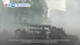VOA60 Africa- Police fire weapons into the air, launch tear gas in response to reignited protests against canceled economic reforms in Kenya