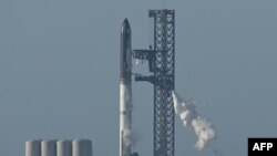 
Roketi ya SpaceX Starship ikiwa Boca Chica, Texas. Picha na Patrick T. Fallon / AFP.
